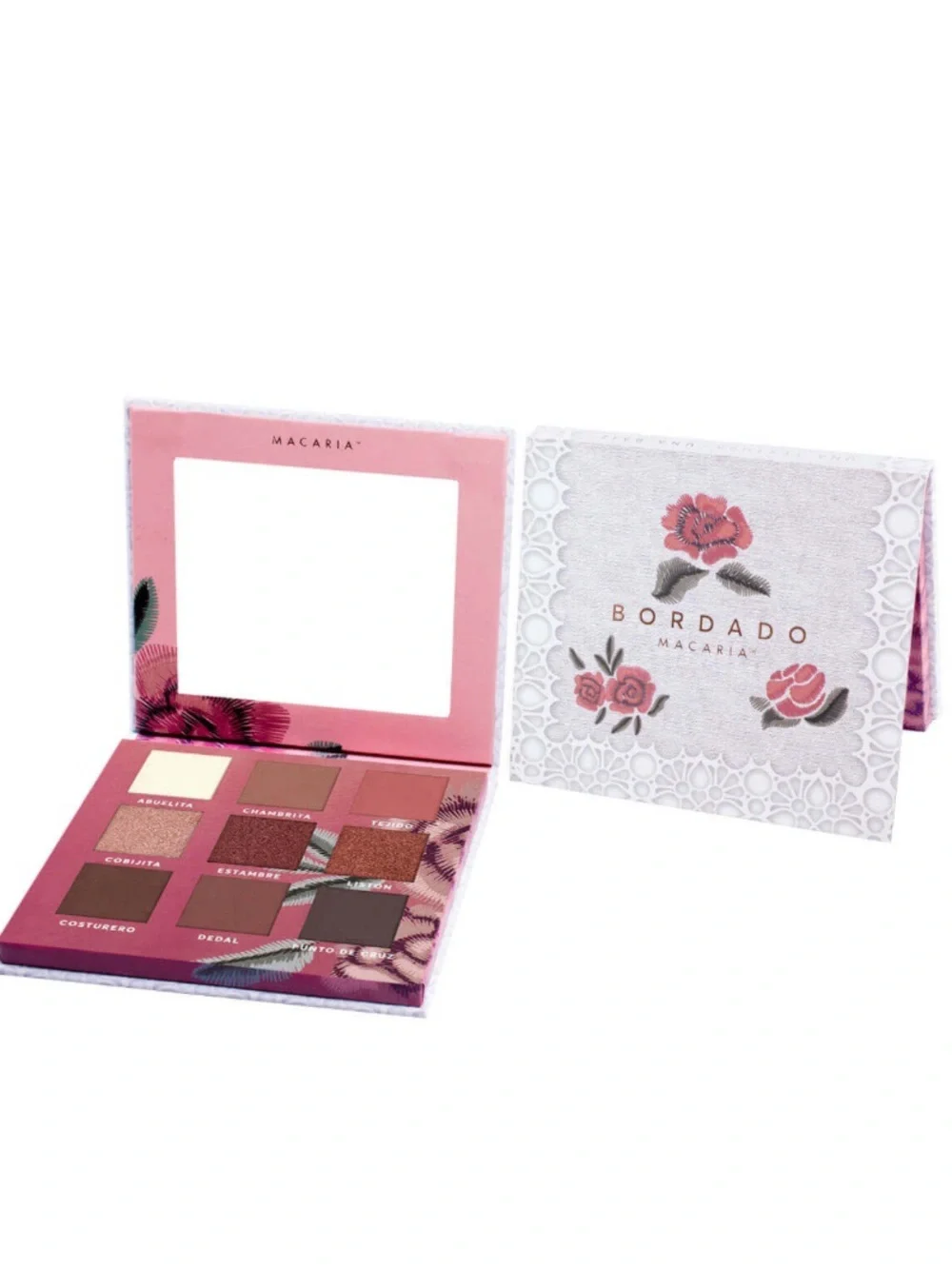 Siempre Viva Macaria & Bordado Macaria Palettes - Black & White Packaging